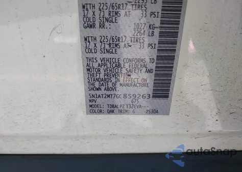 2016 Nissan Rogue S z USA, uszkodzony, nr VIN 5N1AT2MT7GC859263